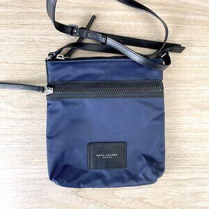 Marc Jacobs navy and black nylon crossbody handbag